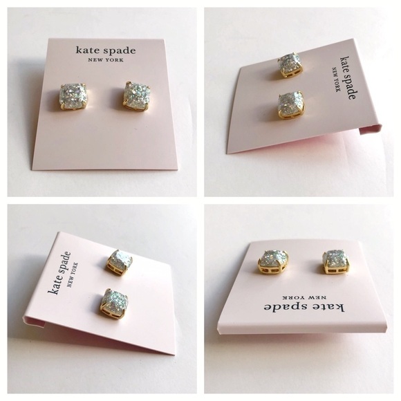 Kate Spade Mini Small Square Stud Earrings - Picture 8 of 11